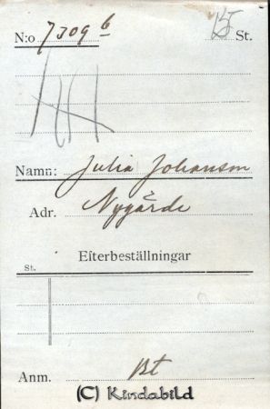 Julia Johansson Nygärde
Julia Johansson Nygärde
Nyckelord: Johansson Nygärde