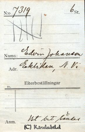 Edvin Johansson Ekliden N Vi
Edvin Johansson Ekliden N Vi
Nyckelord: Johansson Ekliden