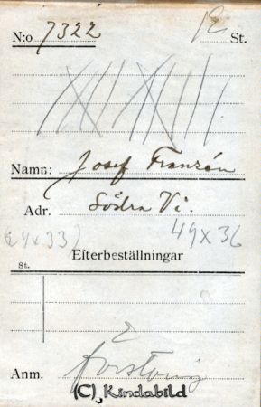 Josef Franzén Södra Vi
Josef Franzén Södra Vi
Nyckelord: Josef Franzén