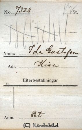 Ida Gustafsson Kisa
Ida Gustafsson Kisa
Nyckelord: Ida Gustafsson