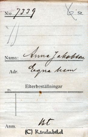 Anna Jakobsson Egna hem
Anna Jakobsson Egna hem
Nyckelord: Anna Jakobsson