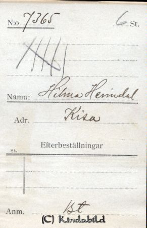 Hilma Heimdal Kisa
Hilma Heimdal Kisa
Nyckelord: Hilma Heimdal