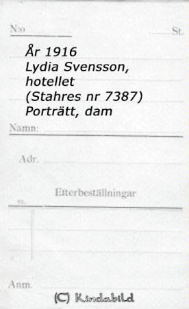 Lydia Svensson Hotellet
Lydia Svensson Hotellet
Nyckelord: Svensson Hotellet