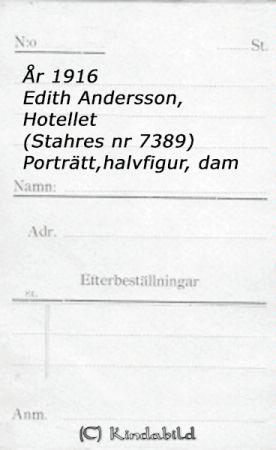 Edith Andersson Hotellet
Edith Andersson Hotellet
Nyckelord: Edith Andersson