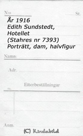 Edith Sundstedt Hotellet
Edith Sundstedt Hotellet
Nyckelord: Sundstedt Hotellet
