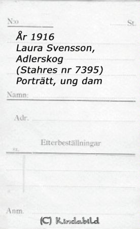 Laura Svensson  Adlerskog
Laura Svensson  Adlerskog
Nyckelord: Svensson Adlerskog
