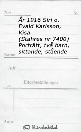 Siri och Evald Karlsson Kisa
Siri och Evald Karlsson Kisa
Nyckelord: Siri och Evald