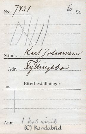 Karl Johansson Fyllingsbo
Nyckelord: Karl Johansson