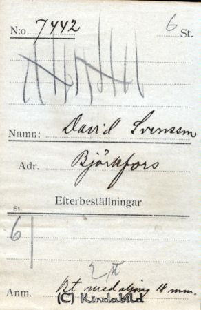 David Svensson Björkfors
David Svensson Björkfors
Nyckelord: Svensson Björkfors