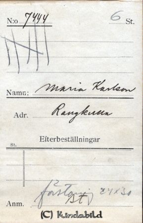 Maria Karlsson Rangkulla
Maria Karlsson Rangkulla
Nyckelord: Karlsson Rangkulla