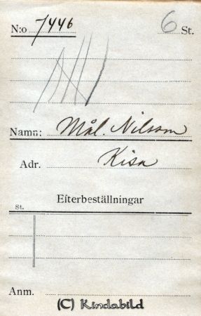 Mål.  Nilsson Kisa
Mål.  Nilsson Kisa
Nyckelord: Nilsson Kisa