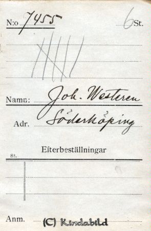 Joh. Westeren Söderköping
Joh. Westeren Söderköping
Nyckelord: Westeren Söderköping