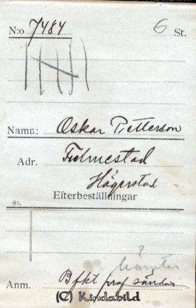 Oskar Pettersson Fulmestad Hägerstad
Oskar Pettersson Fulmestad Hägerstad
Nyckelord: Pettersson Fulmestad