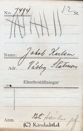 Jakob Karlsson Väsby Slätmon
Jakob Karlsson Väsby Slätmon
Nyckelord: Karlsson Väsby