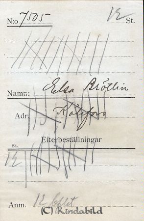 Elsa Brötlin Kölefors
Elsa Brötlin Kölefors
Nyckelord: Brötlin Kölefors