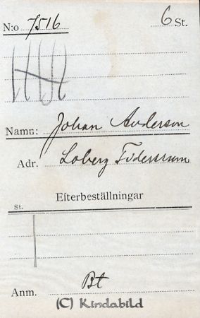 Johan Andersson Loberg Tidersrum
Johan Andersson Loberg Tidersrum
Nyckelord: Andersson Loberg