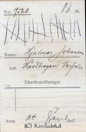 Hjalmar Johansson Hästhagen Verfveln
Hjalmar Johansson Hästhagen Verfveln
Nyckelord: Johansson Hästhagen