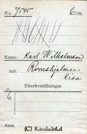 Karl Wilhelmsson Romshjelmen Kisa
Karl Wilhelmsson Romshjelmen Kisa
Nyckelord: Wilhelmsson Romshjelmen