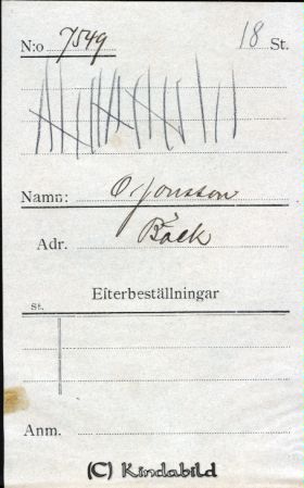 O Jonsson Bäck
O Jonsson Bäck
Nyckelord: Jonsson Bäck