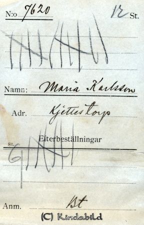 Maria Karlsson Kjettestorp
Maria Karlsson Kjettestorp
Nyckelord: Karlsson Kjettestorp