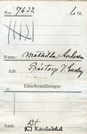 Mathilda Andersson Prestorp  V Eneby
 Mathilda Andersson, Prestorp, V. Eneby 
Nyckelord: Andersson Prestorp