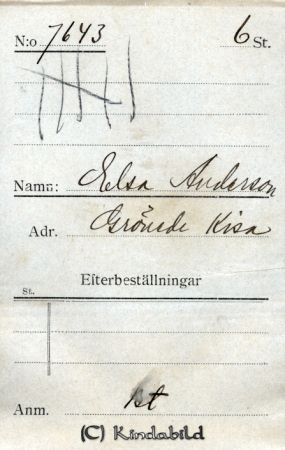 Elsa Andersson Grönede Kisa
Elsa Andersson Grönede Kisa
Nyckelord: Andersson Grönede