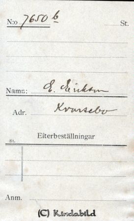 E Eriksson  Kvarsebo
E Eriksson  Kvarsebo
Nyckelord: Eriksson Kvarsebo