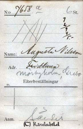 Augusta Nilsson Mörbyholm Grebo
Augusta Nilsson Mörbyholm Grebo
Nyckelord: Nilsson Mörbyholm