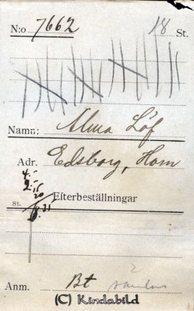 Alma Löf Edsborg Horn
Alma Löf Edsborg Horn
Nyckelord: Löf Edsborg