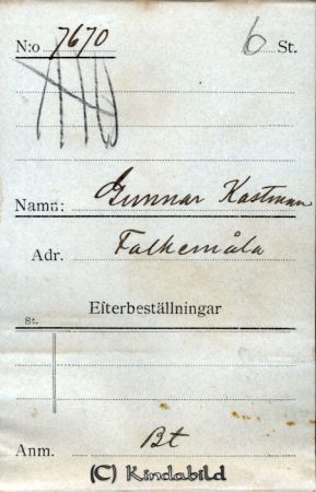 Gunnar Kastman Falkemåla
Gunnar Kastman Falkemåla
Nyckelord: Kastman Falkemåla