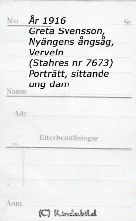 Greta Svensson Nyängens ångsåg  Verveln
Greta Svensson Nyängens ångsåg  Verveln
Nyckelord: Greta Svensson