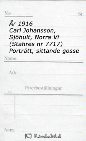 Carl Johansson Sjöhult Norra Vi
Carl Johansson Sjöhult Norra Vi
Nyckelord: Johansson Sjöhult