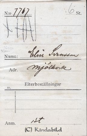Elin Svensson Mjölkvik
Elin Svensson Mjölkvik
Nyckelord: Svensson Mjölkvik