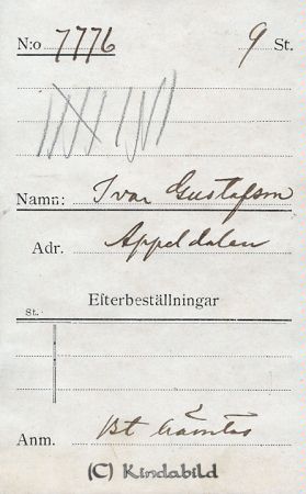 Ivar Gustafsson Appeldalen
Ivar Gustafsson Appeldalen
Nyckelord: Gustafsson Appeldalen