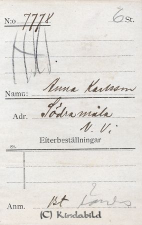 Anna Karlsson Södra Måla N Vi
Anna Karlsson Södra Måla N Vi
Nyckelord: Anna Karlsson