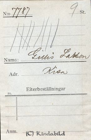 Gillis Larsson Kisa
Gillis Larsson Kisa
Nyckelord: Gillis Larsson