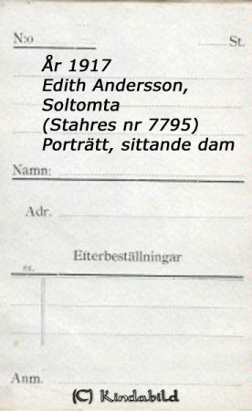 Edith Andersson Soltomta
Edith Andersson Soltomta
Nyckelord: Andersson Soltomta