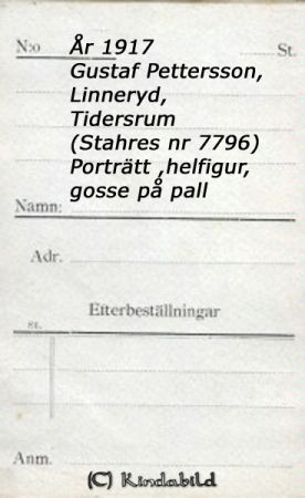 Gustaf Pettersson Linneryd Tidersrum
Gustaf Pettersson Linneryd Tidersrum
Nyckelord: Pettersson Linneryd