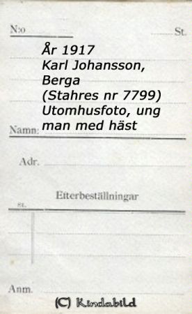 Karl Johansson Berga
Karl Johansson Berga
Nyckelord: Johansson Berga