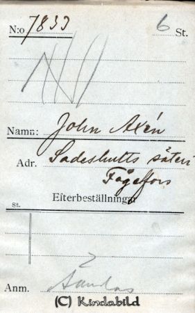 John Axén Sadeshults säteri Fågelfors
John Axén Sadeshults säteri Fågelfors
Nyckelord: John Axén