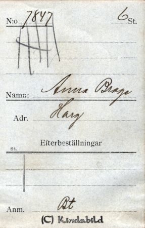 Anna Brage Harg
Anna Brage Harg
Nyckelord: Anna Brage
