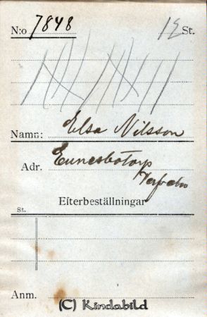 Elsa Nilsson Ennesbotorp Verfveln
Elsa Nilsson Ennesbotorp Verfveln
Nyckelord: Nilsson Ennesbotorp