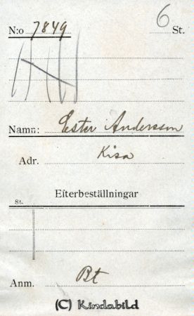 Ester Andersson Kisa
Ester Andersson Kisa
Nyckelord: Ester Andersson