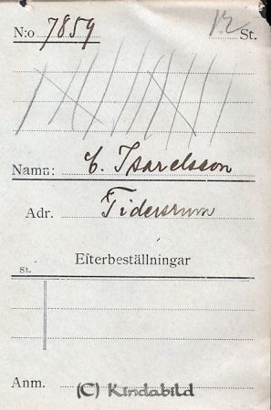 C Israelsson Tidersrum
C Israelsson Tidersrum
Nyckelord: Israelsson Tidersrum