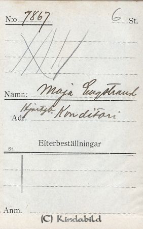 Maja Engstrand Hjortzb. Konditori
Maja Engstrand Hjortzb. Konditori
Nyckelord: Maja Engstrand