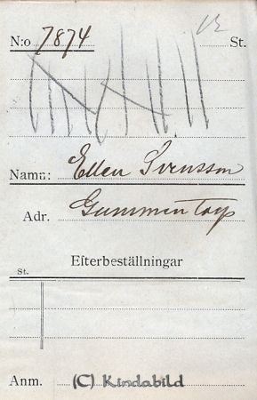 Ellen Svensson Gummentorp
Ellen Svensson Gummentorp
Nyckelord: Svensson Gummentorp