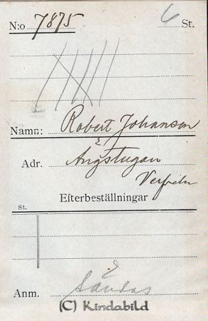 Robert Johansson Ängstugan Verfveln
Robert Johansson Ängstugan Verfveln
Nyckelord: Johansson Ängstugan