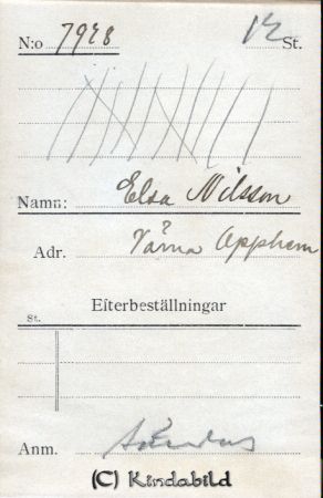 Elsa Nilsson Värna Opphem
Elsa Nilsson Värna Opphem
Nyckelord: Nilsson Värna