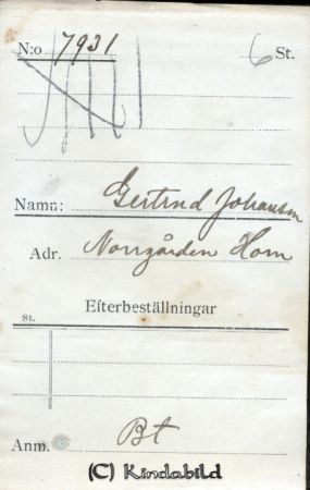 Gertrud Johansson Norrgården Horn
Gertrud Johansson Norrgården Horn
Nyckelord: Johansson Norrgården