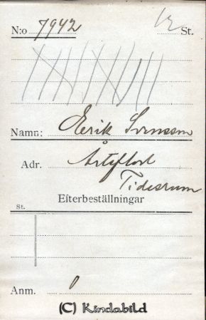 Erik Svensson Årteflod Tidersrum
Erik Svensson Årteflod Tidersrum
Nyckelord: Svensson Årteflod